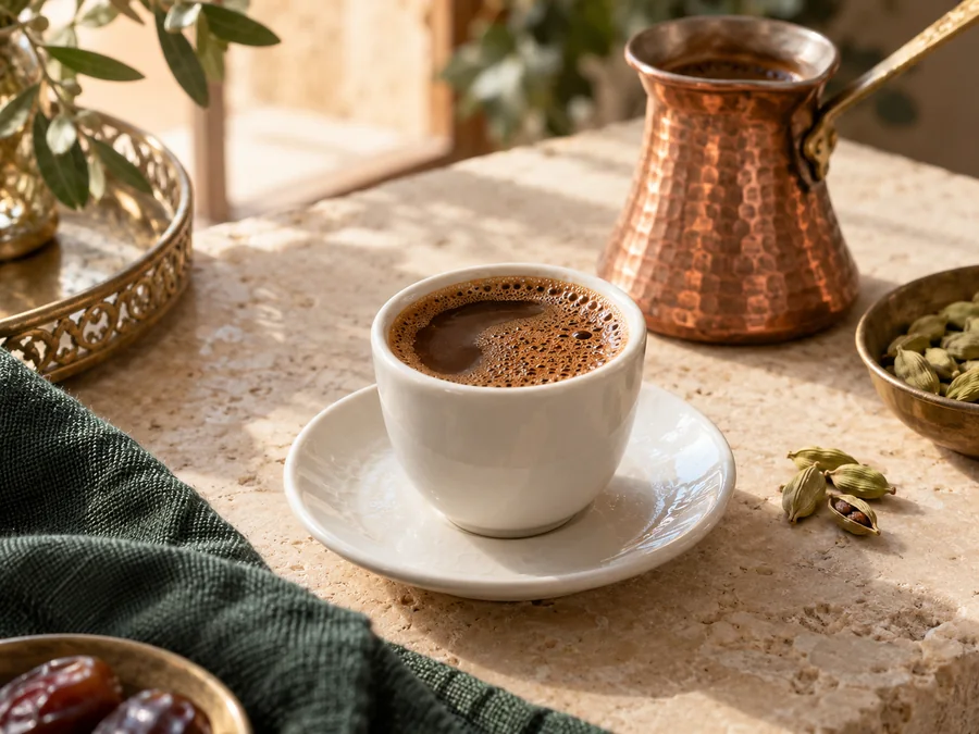 قهوة عربية بدلة نحاسية