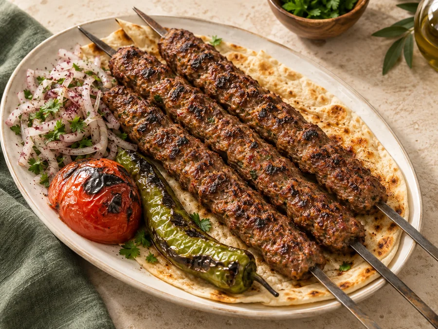 كباب حلبي مشوي